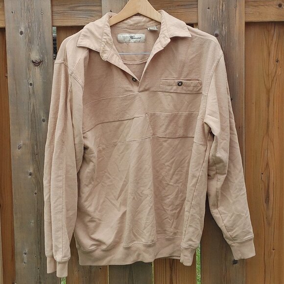 ATTRACTIVE Men's Camel Penman's Long Sleeve Sweater Size Large Long Slee… - Picture 1 of 4